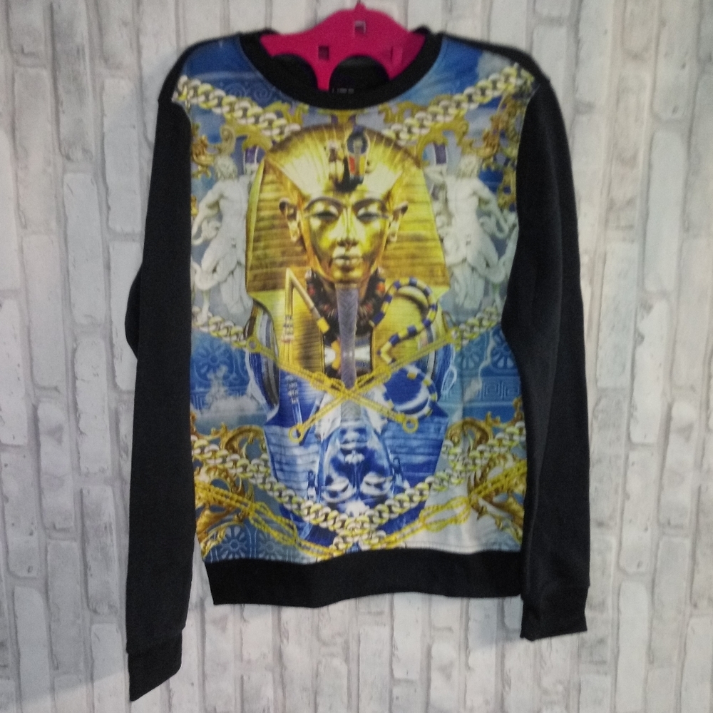 WtO2  Egyptian pharaoh graphic sweatshirt